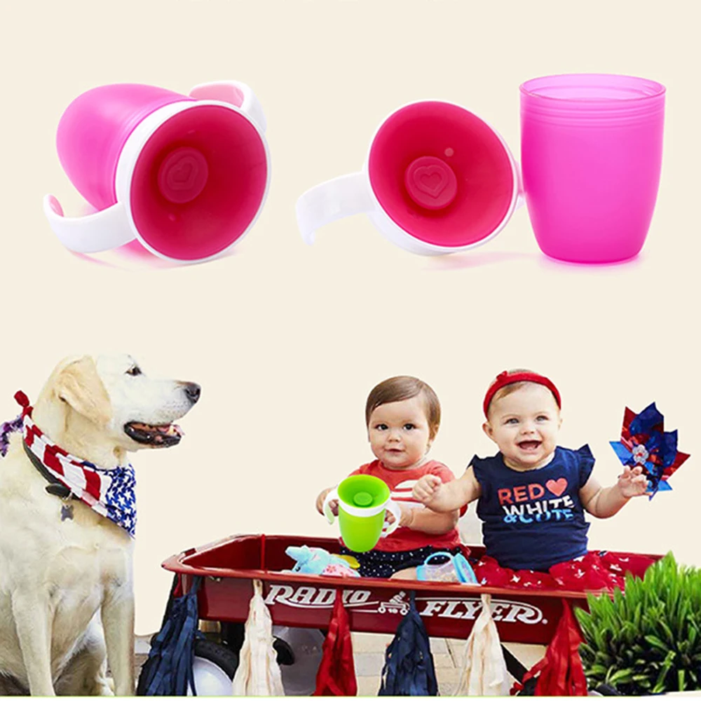 360 градусов герметичная Волшебная детская бутылочка для кормления водой