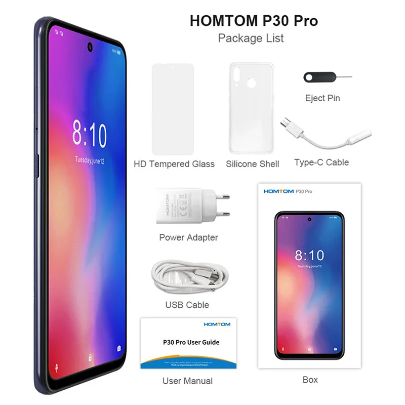 Смартфон Homtom P30 Pro 4+64ГБ|Смартфоны| |