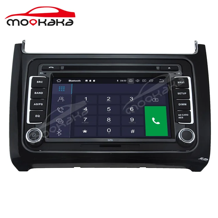 Автомобильный мультимедийный плеер с радио Android 6G + 128 Гб для Volkswagen Polo 2015-2017