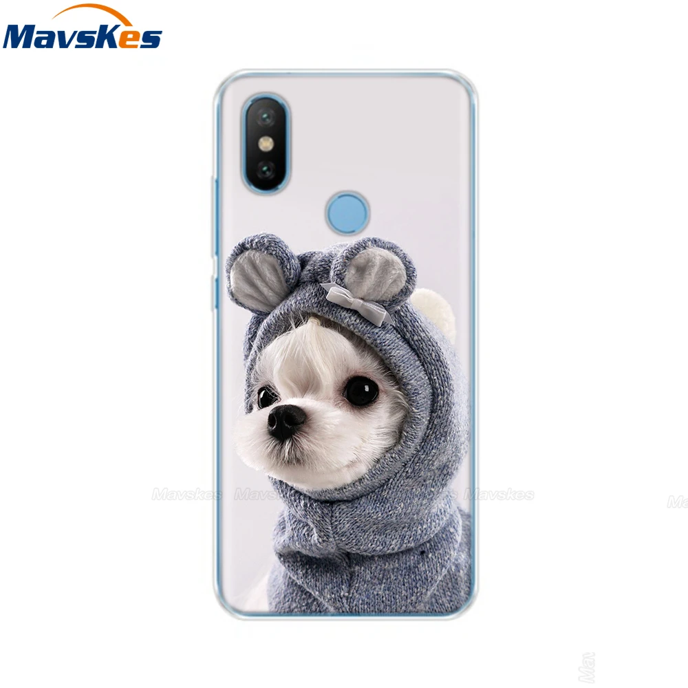 Силиконовый чехол для телефона для Xiaomi mi A2 Lite, чехол с рисунком, мягкая задняя крышка из ТПУ, чехол для телефона для Xiomi mi A2 mi A2 LITE, бампер