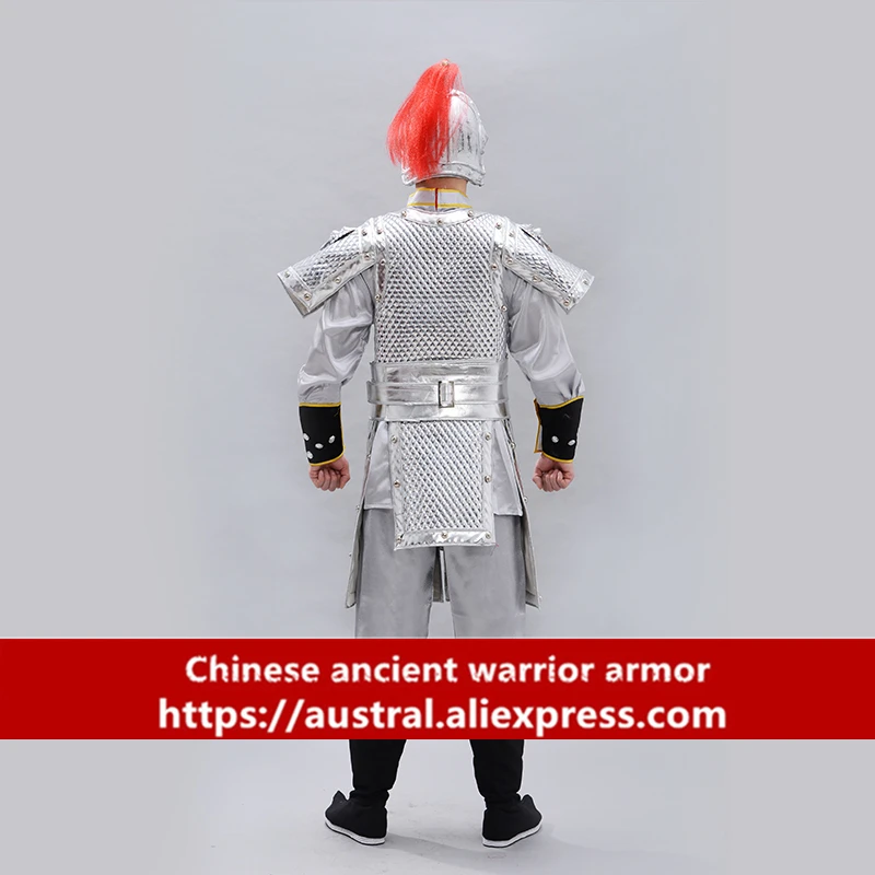 Ancient chinese armor film television warrior armor cos performance Patrol uniform God of War Lub Tabard Studio clothing han fu