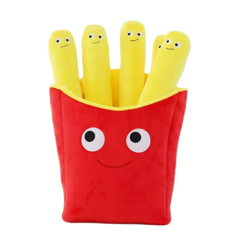 50 см креативная 3D подушка в виде животного фри/Пицца плюшевая мультяшная игрушка