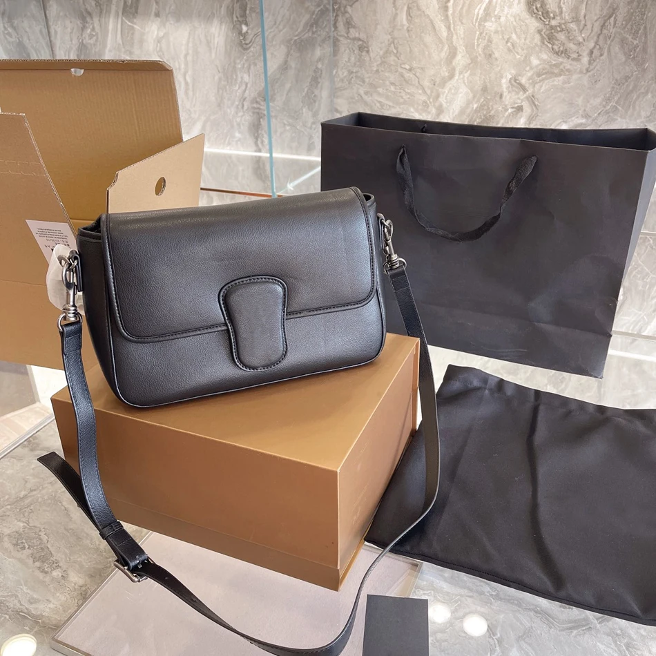 

2022 женские сумки, простая сумка, модная Ретро сумка через плечо, атмосферная диагональная упаковка, Повседневная сумка под подмышку, дизайн...