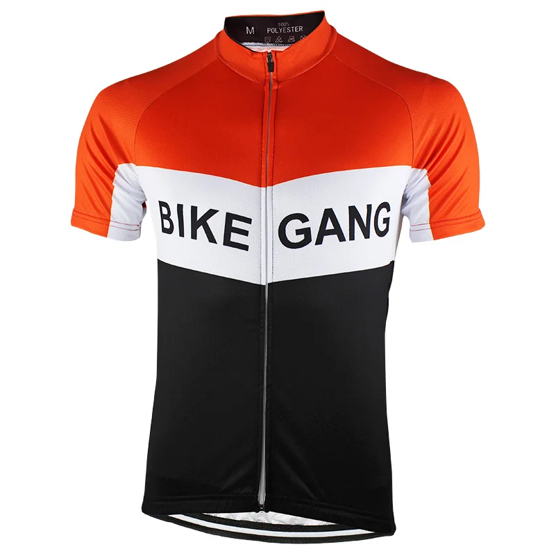 

HIRBGOD 2020 New Men's Cycling Jersey Bike Gang Team Cycling Clothing Summer Quick Dry Short Sleeve Bicycle Shirt Wear,HK164