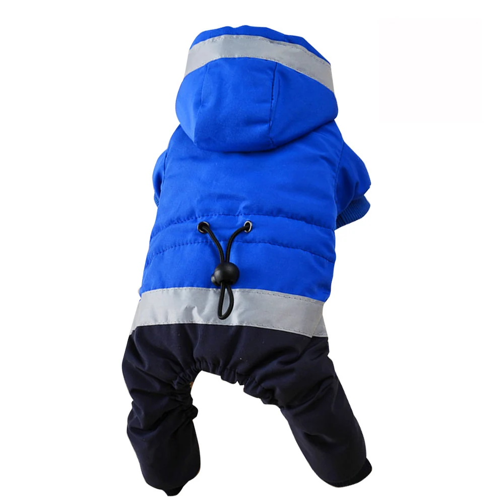 style 3 blue Одежда для маленьких собак для чихуахуа, мягкий меховой капюшон, куртка для щенка, одежда для чихуахуа, маленький большой автоматический поводок для собак, пальто, зимнее теплое - Цвет: style 3 blue