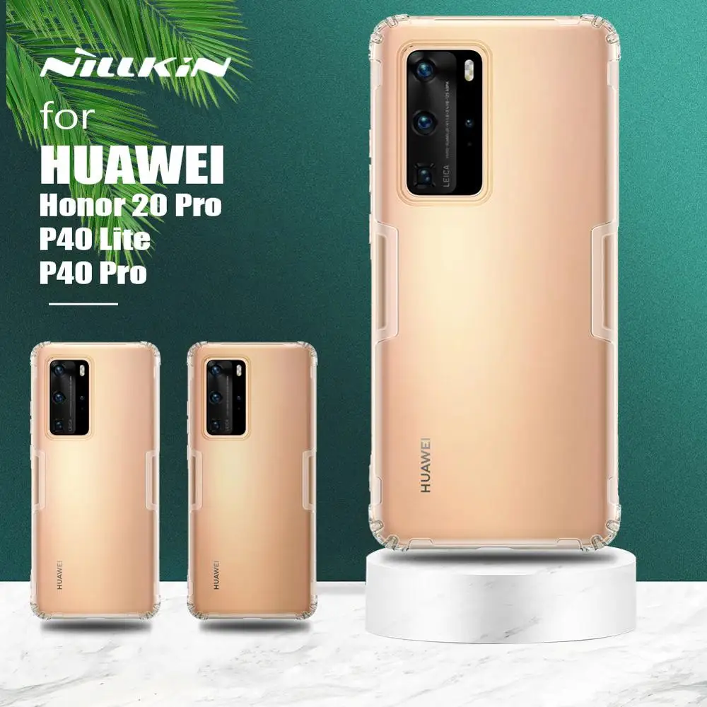 Для Huawei Honor 20 Pro чехол Nillkin TPU 0 6 мм Мягкий сенсорный силиконовый тонкий для P40 Lite