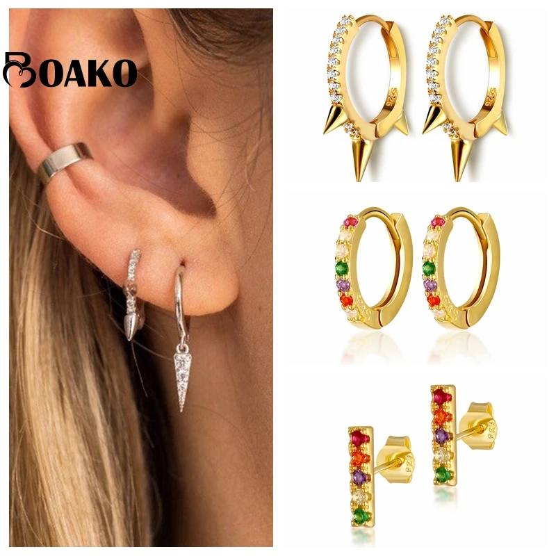 

Женские серьги-гвоздики из серебра, в готическом стиле