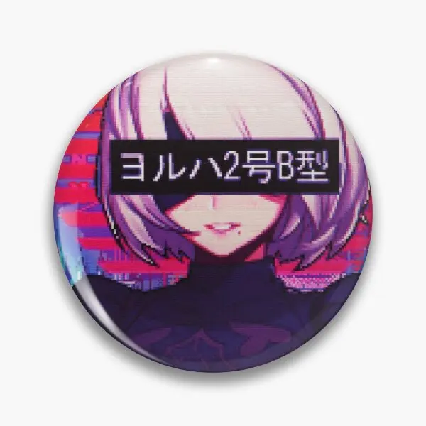 

Sadboys Yorha No 2 Type B Vaporwave Ae [Индивидуальная регулировка] Мягкая Металлическая Булавка для кнопок, креативные ювелирные изделия, милая одежда, жен...