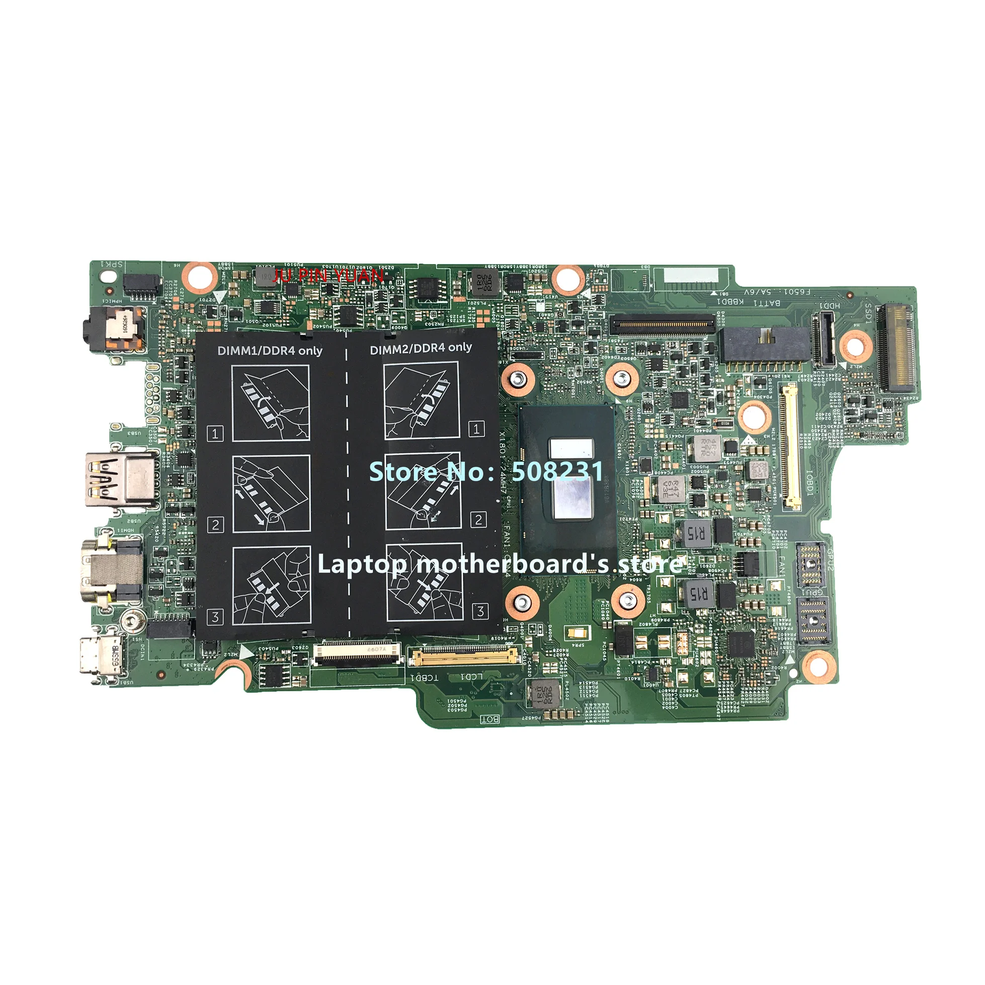 

For DELL Inspiron 17 7778 15264-1 Series Laptop Motherboard CN-0809FW 0809FW 809FW With I7-6500U CPU DDR4 Fully Tested OK