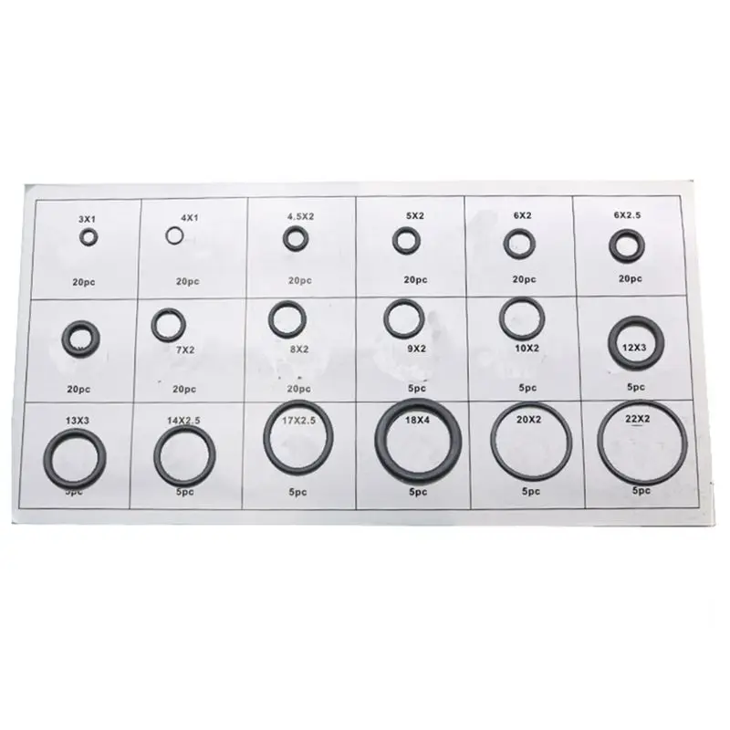 

Universal Rubber O-Ring Metric Assortment Set Gasket Seal MM Kit Dropshipping