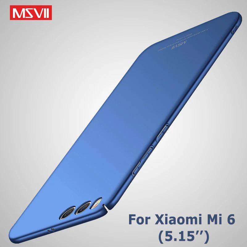 Msvii чехлы для Xiaomi Mi6 чехол mi 6 X Чехол Xiomi Mi A2 Xaomi 6X Silm Жесткий ПК Mi6X чехлы|cover brand|cover