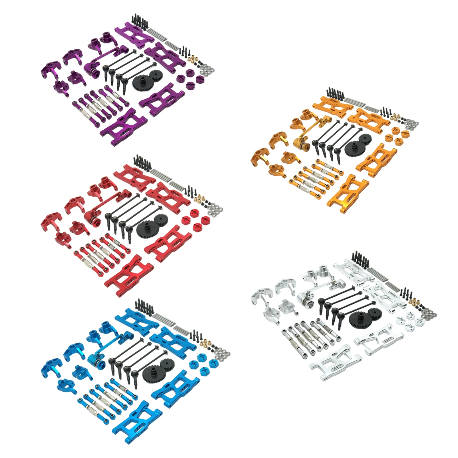 

1/12 RC Car Spare Parts,Complete Set,Metal Upgrade Part for WLtoys 144001 124019