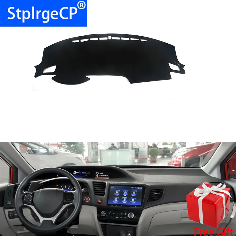 Противоскользящий коврик для приборной панели Honda civic 2016 автомобильные наклейки
