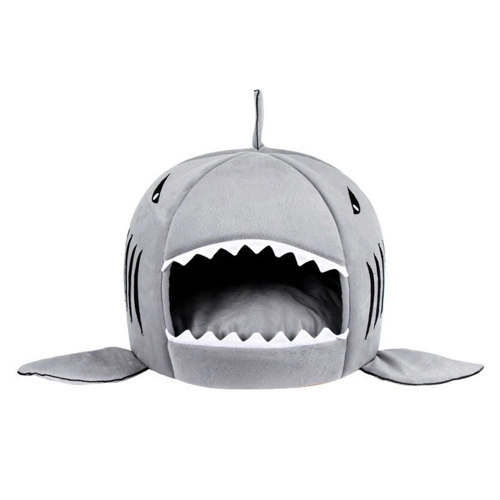 Зимнее мягкое мультяшное гнездо для домашних животных кошек Лежанка собак