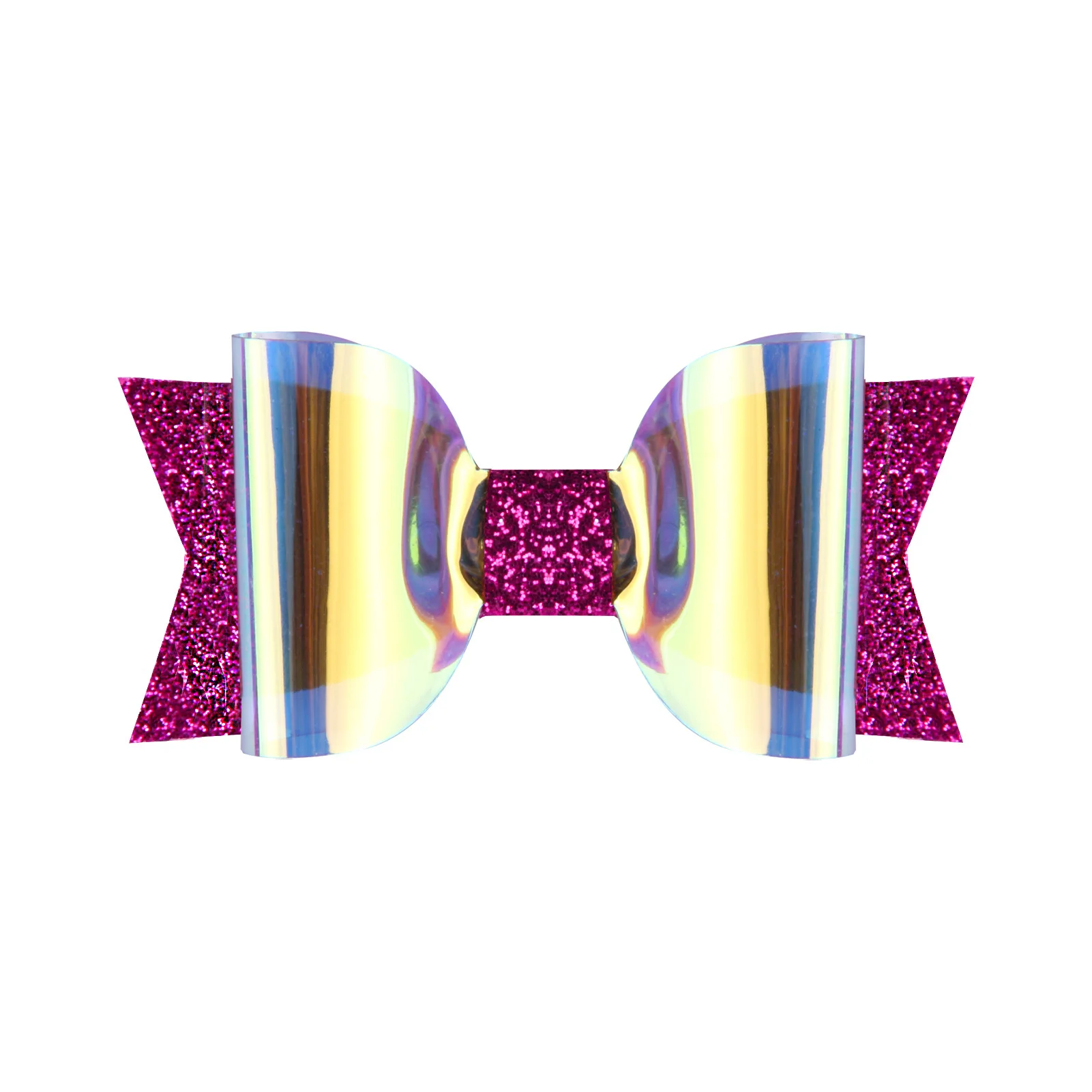 

Children sequins pvc bow hairclips snap clip BB girl's hairpins kid's hair accessories
