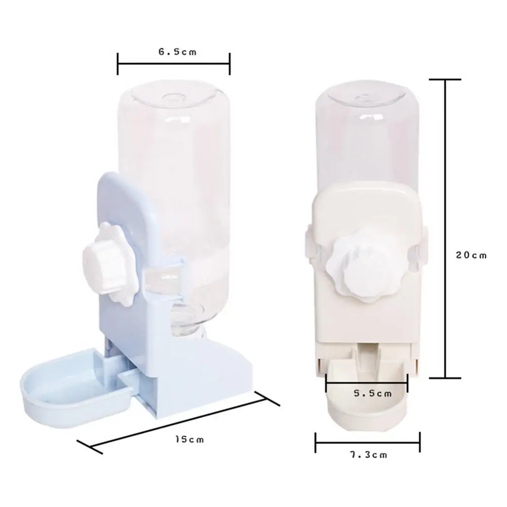 

500ml Small Pet Hamster Squirrel Automatic Feeding Feeder Water Bottle Dispenser Large Capacity Watering Supplies