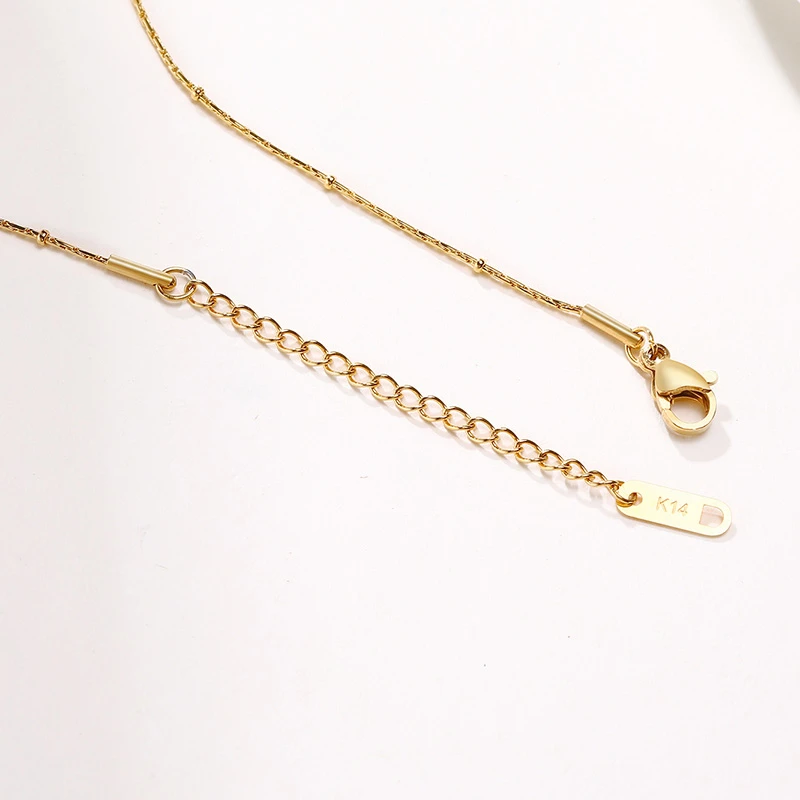 Elegant Geometric Shell Small Pendant Necklaces for Women Party Jewelry with Gold Color Stainless Steel K 18 Tag Accessory | Украшения и