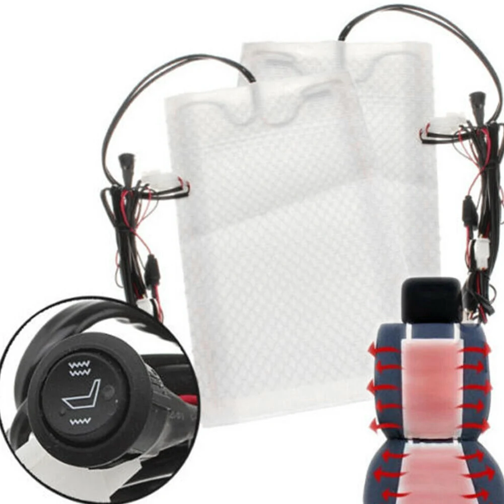 2 шт. с переключателем Зимний Теплый Универсальный авто электрический чехол для