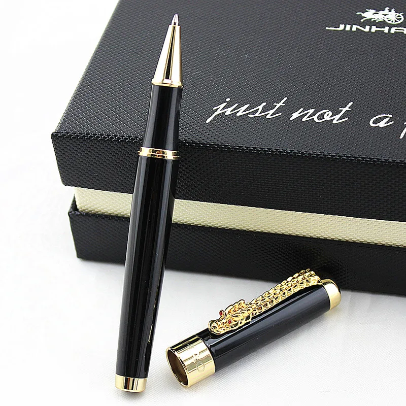 

Шариковая ручка Jinhao, металлическая, с зажимом в виде дракона