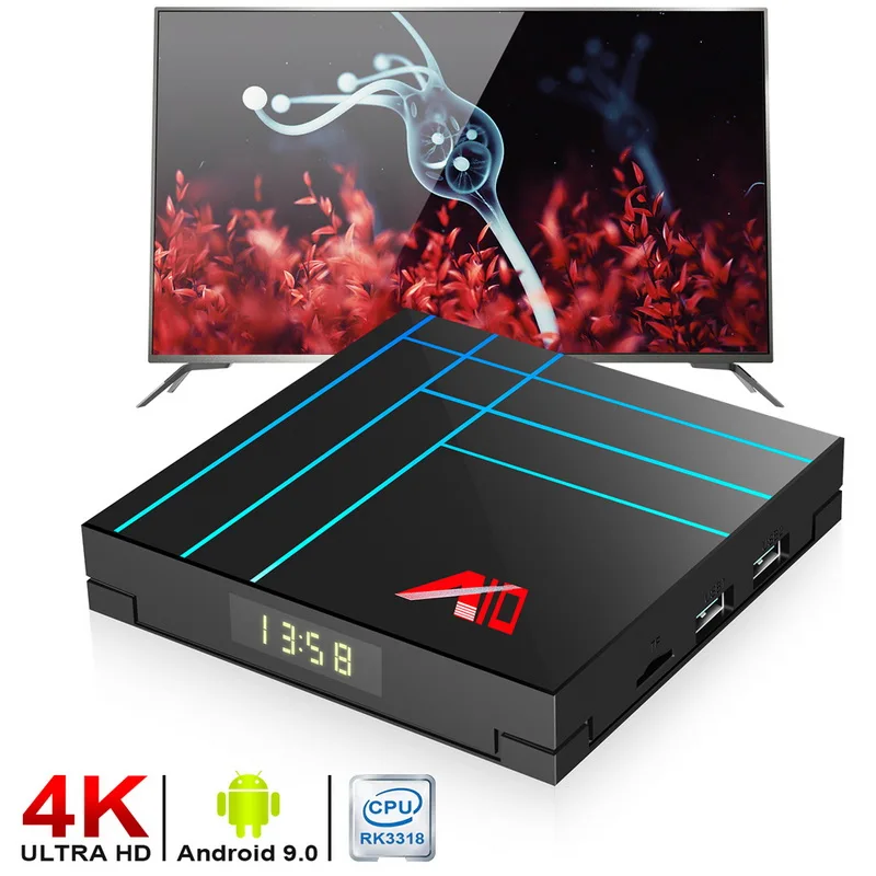 DIDIHOU Mini BOX WiFi телеприставка Android 9 0 TV box 2 ГБ/4 Гб RAM 16 Гб/32 ГБ/64 4K Full Dual USB 3 и |
