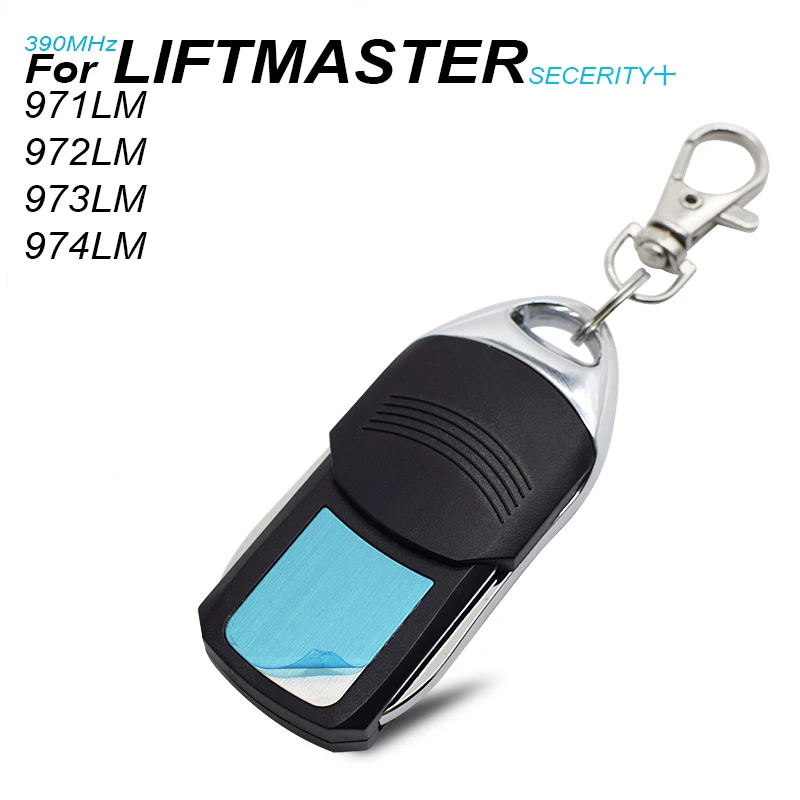 

2020 NEW 4 Channel Garage door remote control 390MHz Gate door opener For Chamberlain LiftMaster 971LM 972LM 973LM 974LM