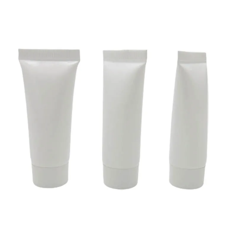 100 x Travel Empty Portable 5ml White Facial Cleanser Bottle Refillable Makeup Container Sample Bottles Soft Tube | Красота и
