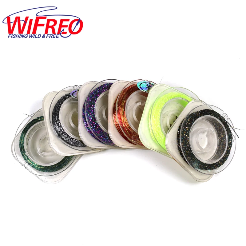 Wifreo 50m/spool Rod Building Wrapping Thread / Line Metallic Bright Flash for Repairing Guide Fixing Threads Device | Спорт и