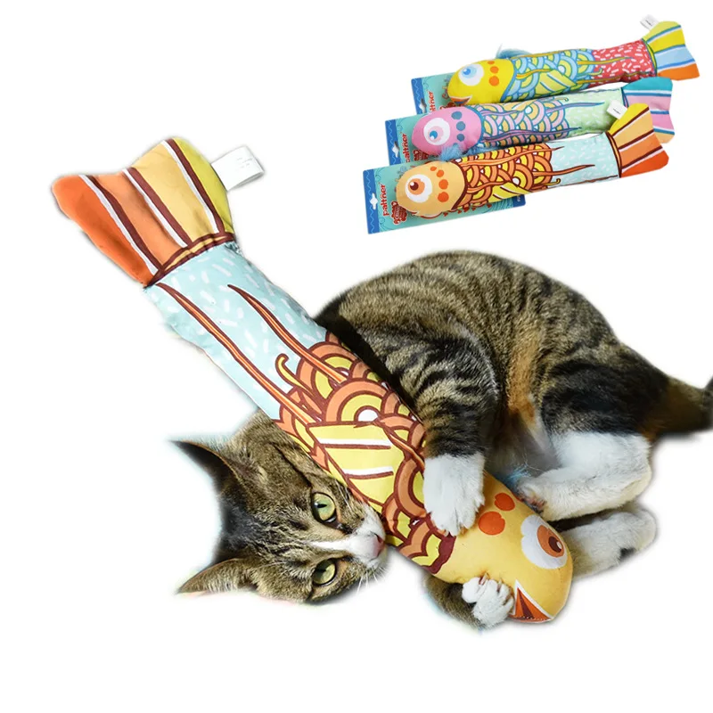 Funny Interactive fish Toy Pet Kitten Chewing Toys Teeth Grinding Catnip Claws Thumb Bite Cat mint For Cats Kickers | Дом и сад