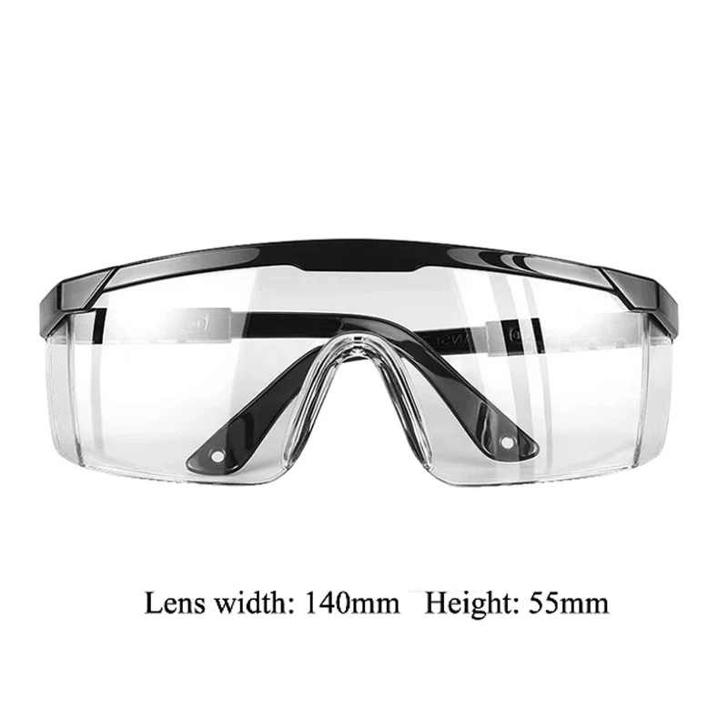

10pcs/lot Men Women Safety Protective Goggles Anti-dust Working Glasses Windproof Anti-fog Goggles Eye Protection Eyewear