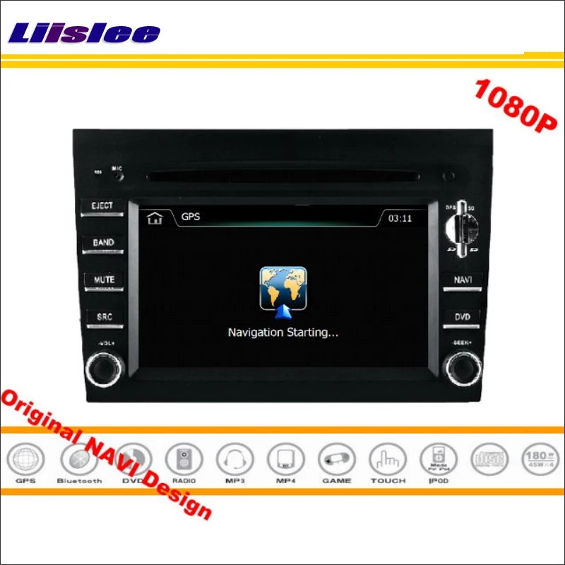 Автомагнитола для Porsche Boxter 2005 ~ 2012 автомобильное стерео радио CD DVD плеер GPS