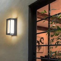 Modern Porch Light Waterproof LED Wall Lamps For Courtyard Patio Balcony Garden Front Door Outdoor Lighting AC90-260V