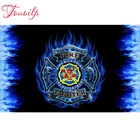 Алмазная живопись TOUOILP 5D сделай сам, квадратная и круглая 5d Пожарная служба 5d, стразы, вышивка крестиком, фотография, значок для вышивки