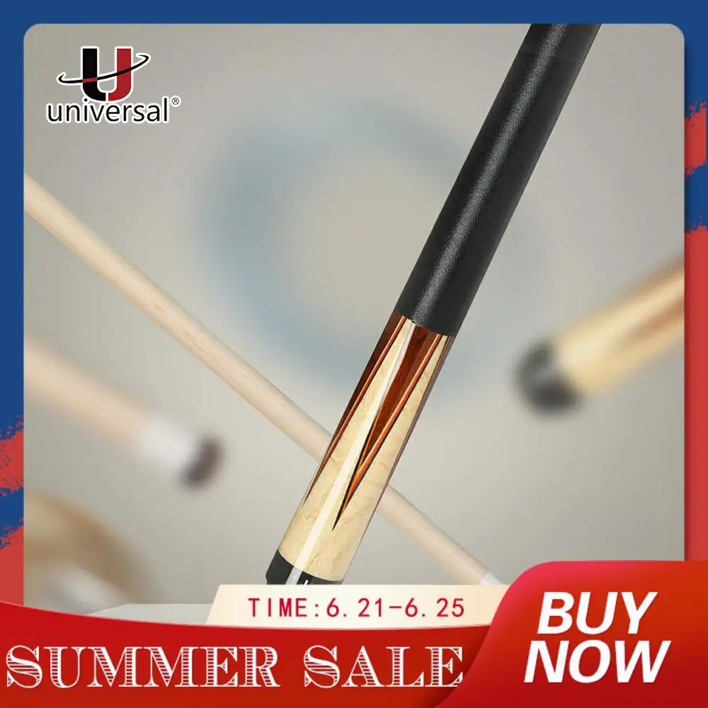 

2019 Universal Billiard 112-3 Pool Cue 12.9mm Tiger Everest Tip 148cm Length Techonology Laminated Shaft Professional Kit China