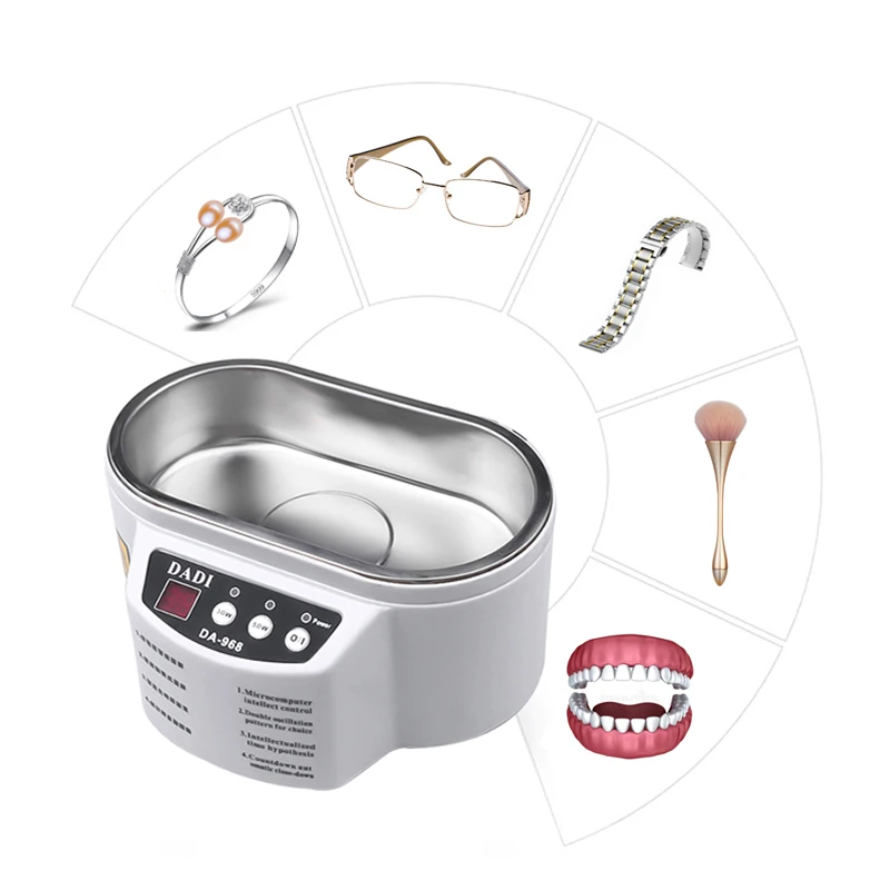

600ml 30/50W Digital Ultrasonic Cleaner Ultrasonic Jewelry Glasses Circuit Board Cleaning Machine Ultrasound Sterilizing Machine