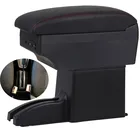 Двухслойный центральный подлокотник для LADA GRANTA, аксессуары для модификации интерьера автомобиля, зарядка через USB