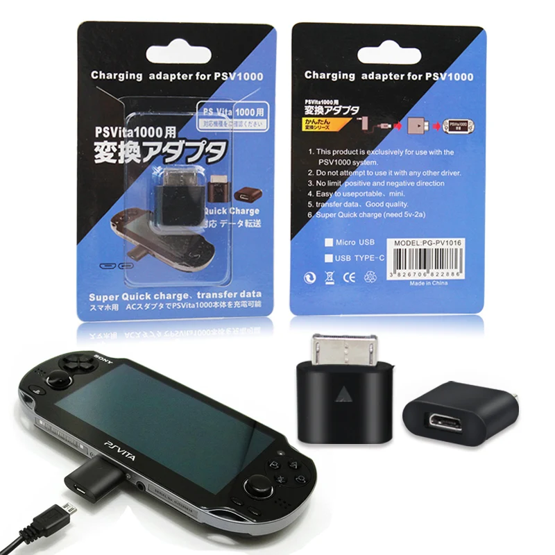 Micro USB type-c Female to PSV1000 адаптер для PSVita charge adaptr трансмиссионный преобразователь