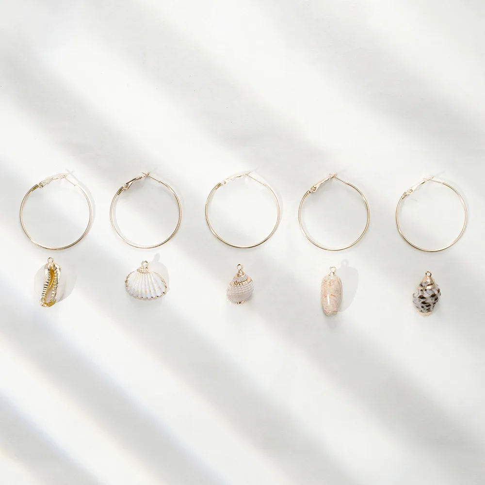 Женские серьги-кольца в богемном стиле 1 пара | Украшения и аксессуары