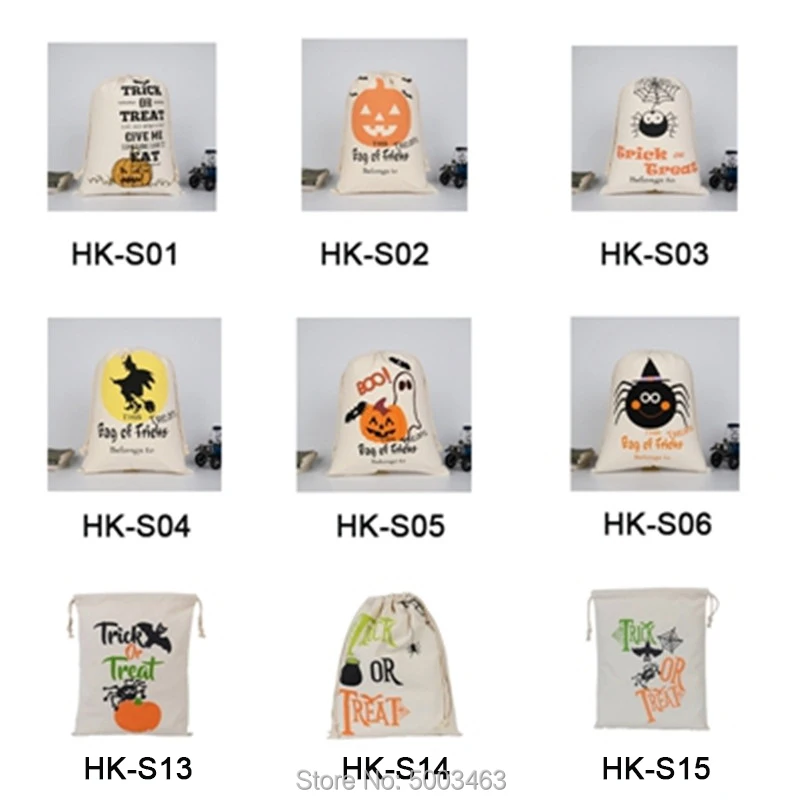 Сумка на шнурке для хэллоуина 1 шт мешок конфетная сумка 15 видов стилей вечерние