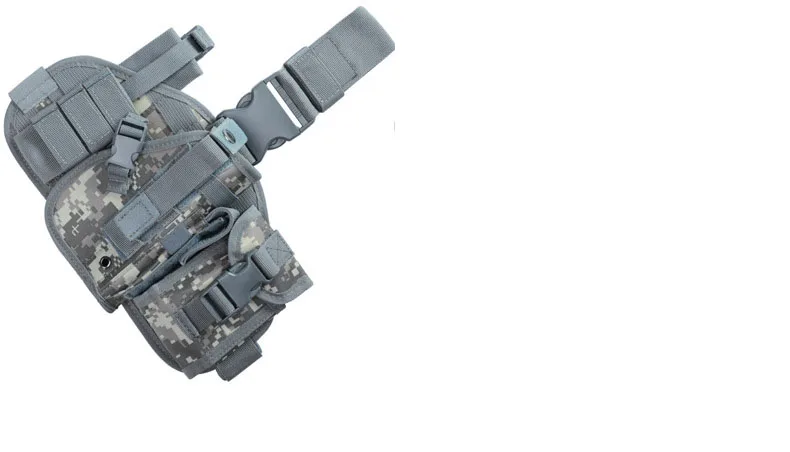 Универсальная ножная кобура Glock тактическая страйкбольная кобура для пистолета прямая ножка кобура Чехол Открытый военный ремень кобура для пистолета регулируемая - Цвет: ACU
