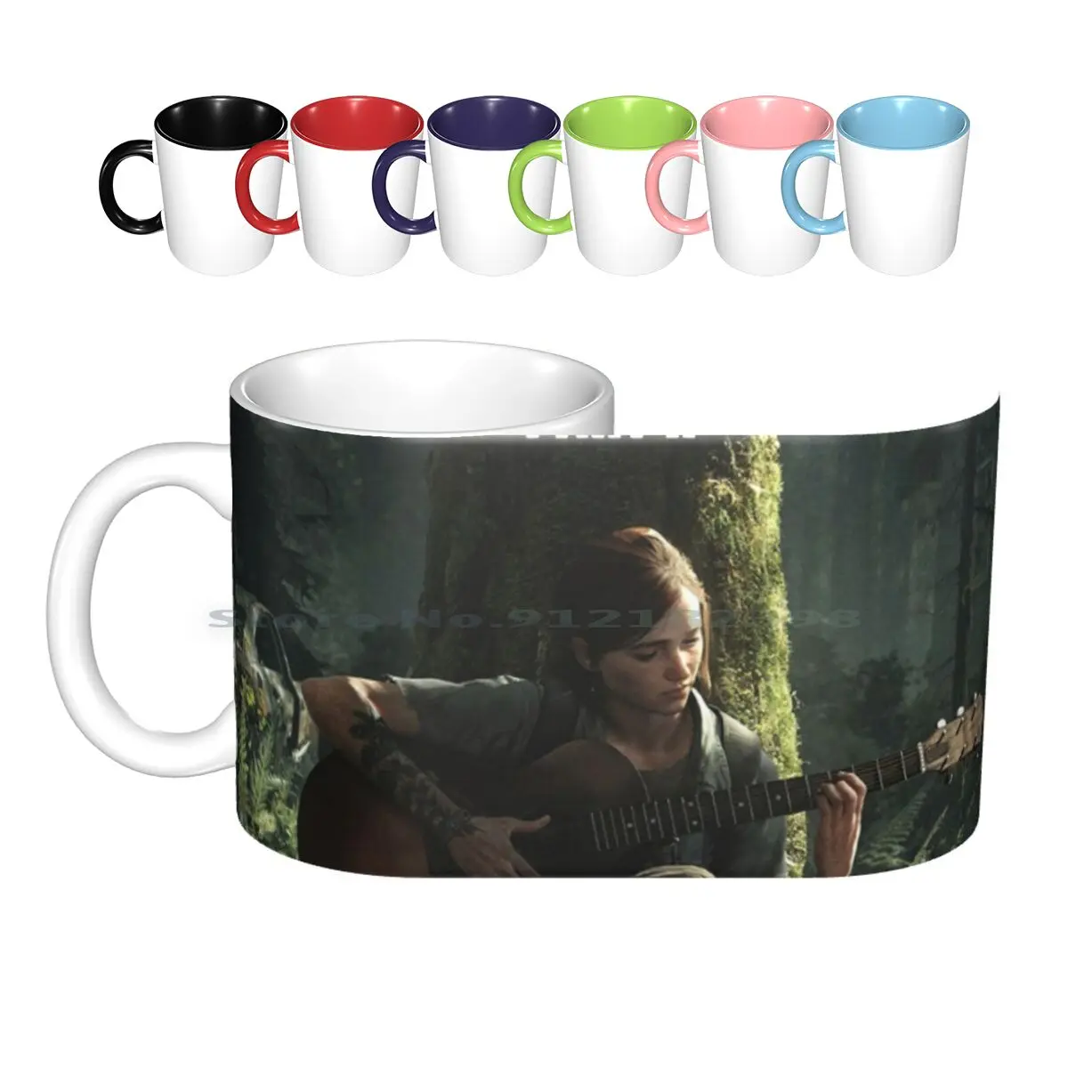 

The Last Of Us : Part Ii-Light Theme With Logo Ceramic Mugs Coffee Cups Milk Tea Mug The Last Of Us Light Ellie Logo Creative