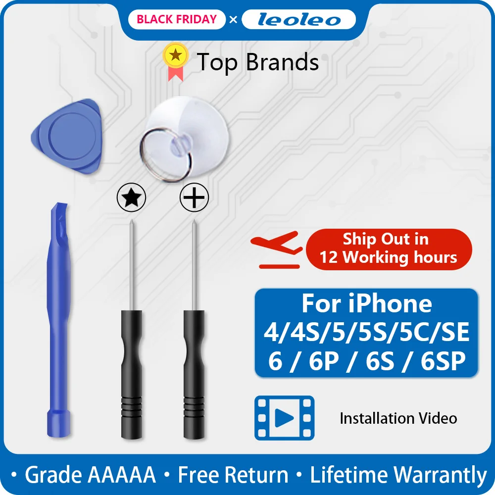 Инструменты для открывания экрана мобильных телефонов iPhone 6s 6 Plus Ремонтный