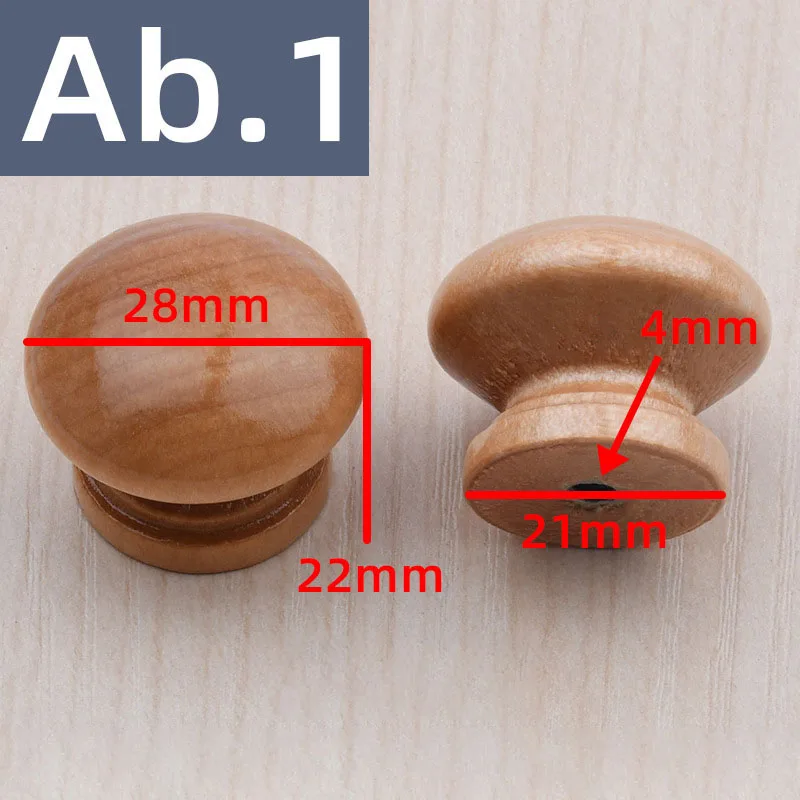 natural wooden cabinet drawer wardrobe knobs door pull kitchen handles for furniture handles hardware accessories free global shipping