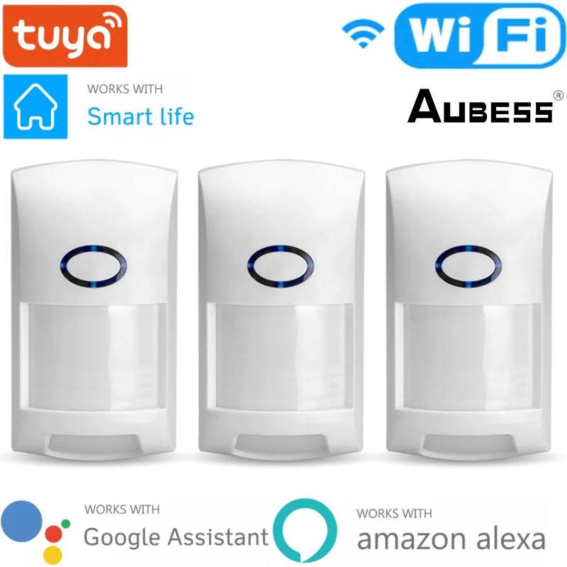 

AUBESS Tuya Motion PIR Sensor Detector WIFI Movement Sensor Smart Life APP Wireless Home Security System Smart Home Automation