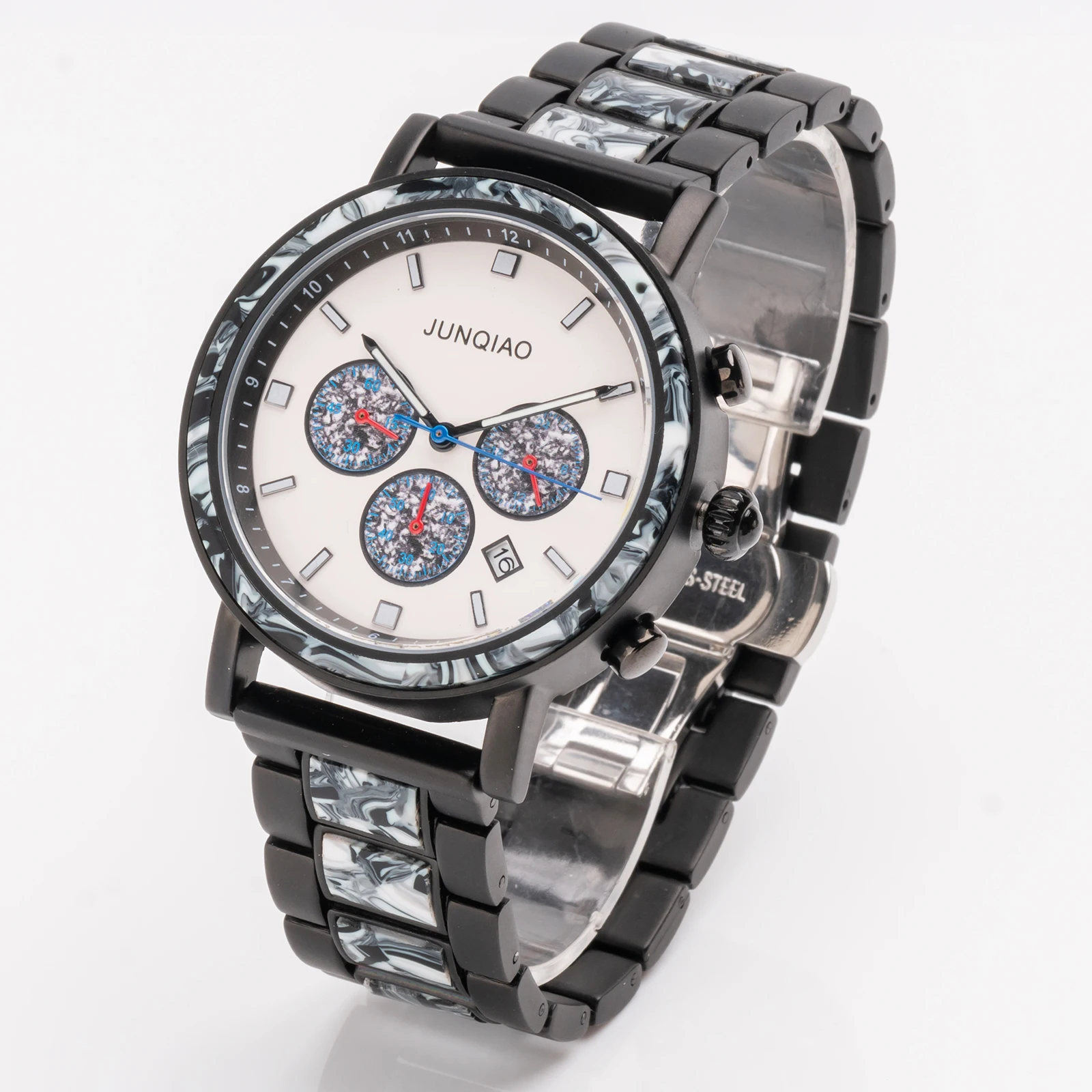 Высококачественные мужские часы из сандалового дерева с большим циферблатом