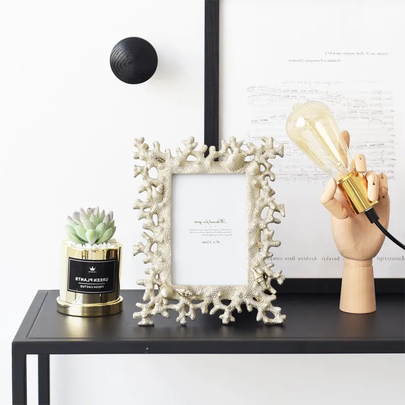 Фотоальбом в средиземноморском стиле креативный коралловый ракушек смола