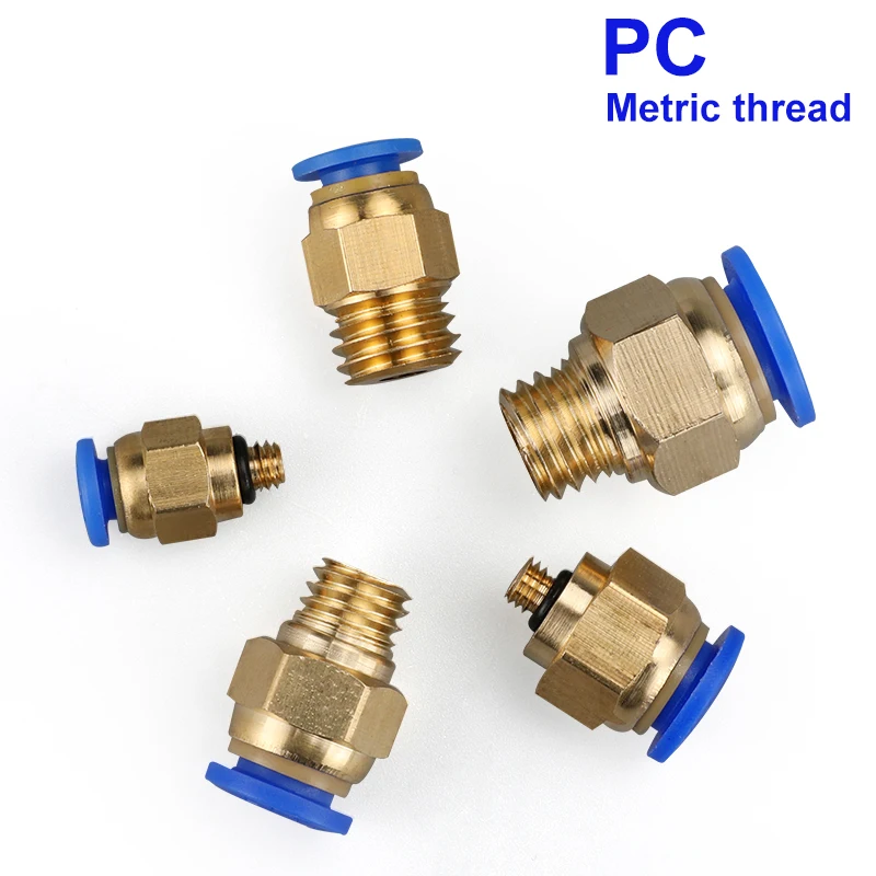 Пневматический фитинг PC4/6-M5PC8-M6/M8/M10/M12/M 10 шт. | Обустройство дома