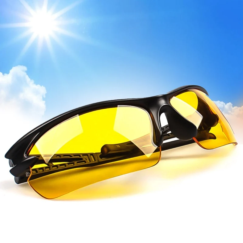 Universal Car Motorcycle Night Vision Goggles Drivers Glasses Anti Dust Wind Eyewear Eyes Protection Motorbike Sunglasses