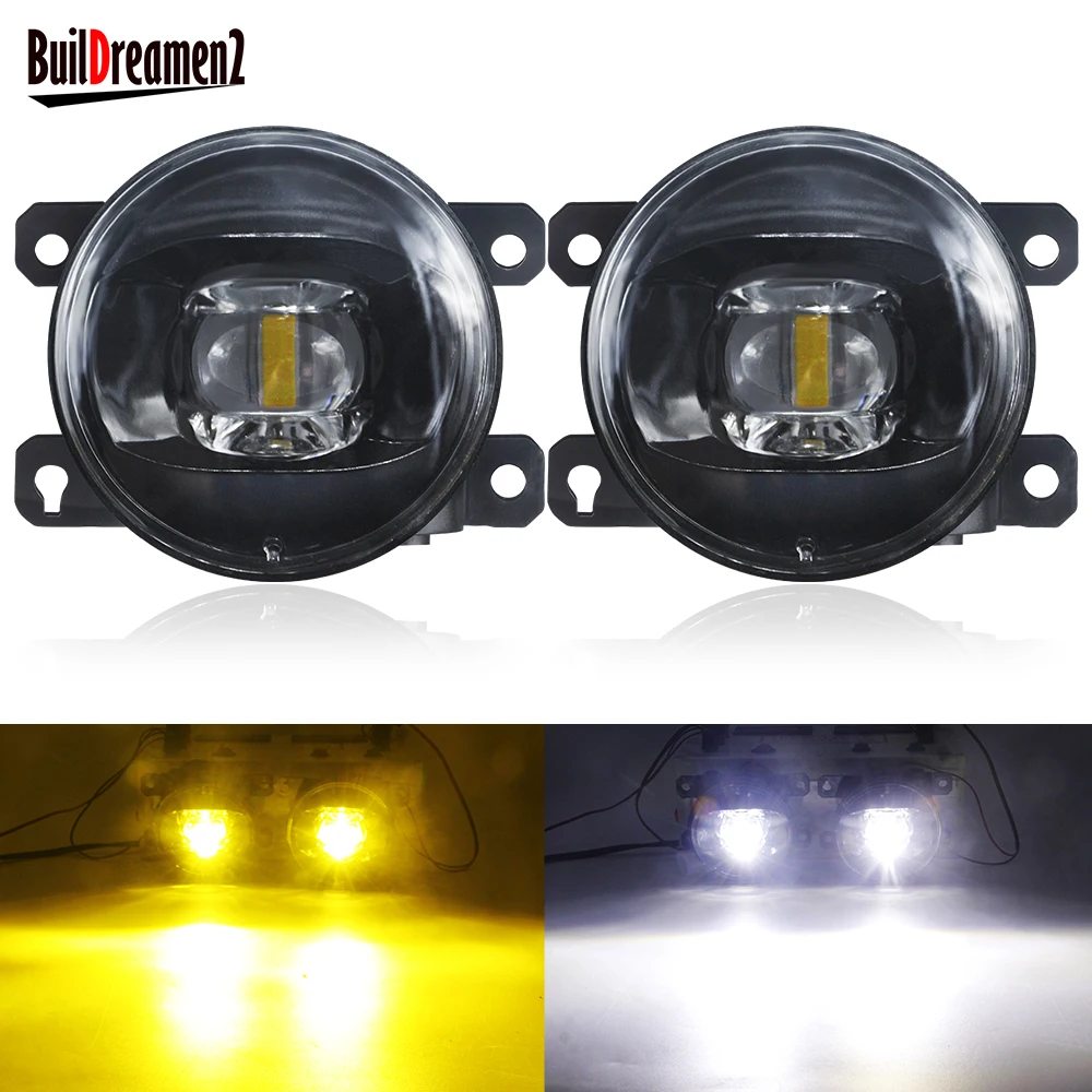 

2 X LED Fog Light Car Front Bumper Fog Lamp 30W 8000LM 12V For Renault Duster Clio Megane Scenic Twingo Trafic Kadjar Lodgy Kwid