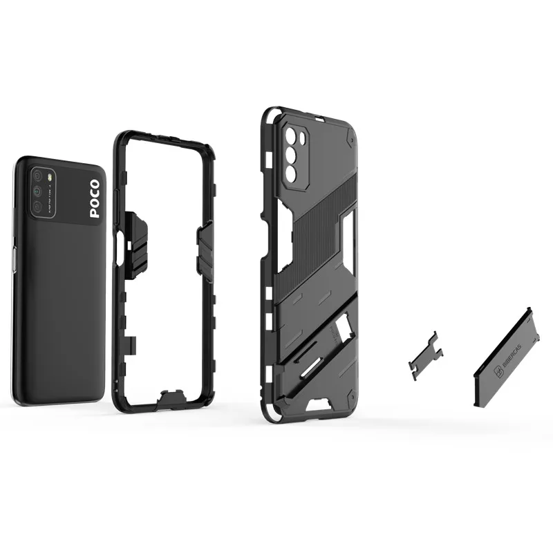 

For Xiaomi Mi 11 10 Lite 10T Poco M3 X3 NFC F2 Pro Case Shockproof Armor Stand Cover for Redmi K40 9A 9C 9T Note 9S 10S 10 9 Pro