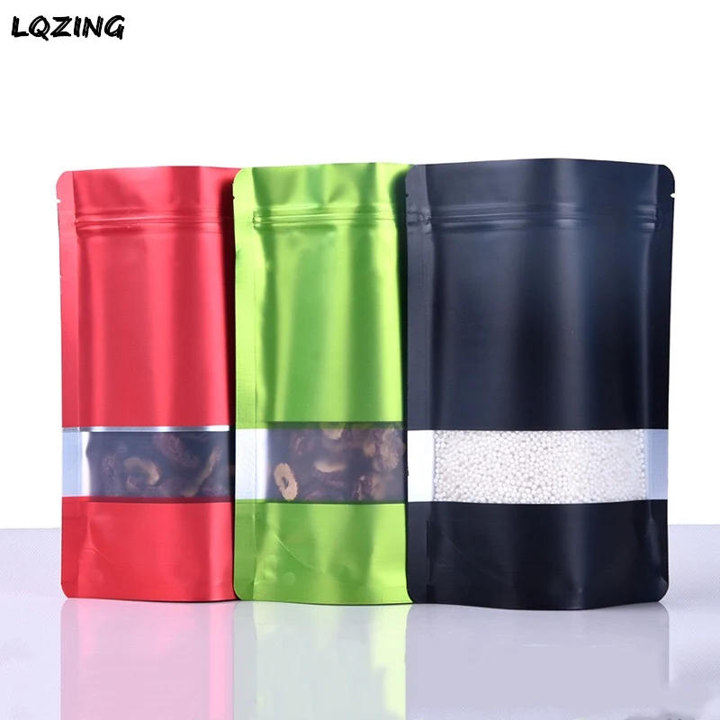 Алюминированная сумка цвет стоячие пакеты прозрачное окно для детской вечеринки